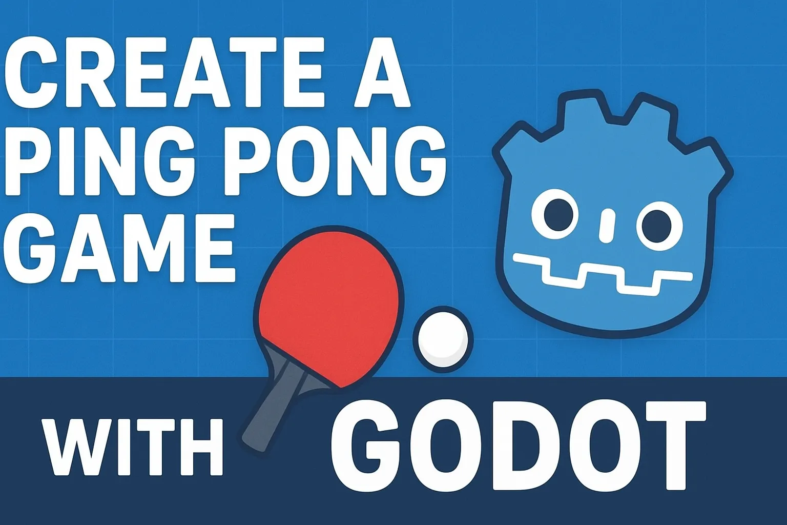 การสร้างเกมปิงปองด้วย Godot engine